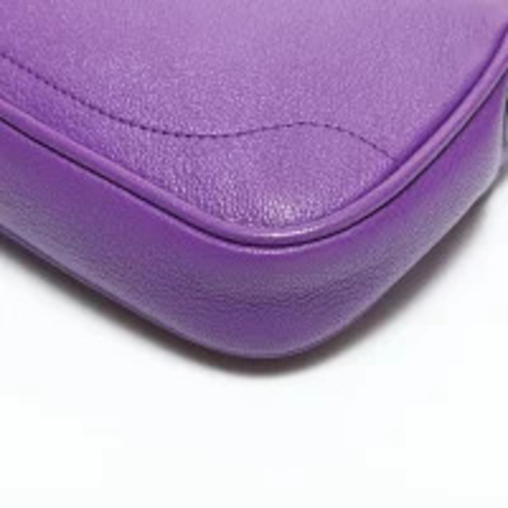 Gucci Hobo Aphrodite Leather Shoulder Bag Purple - Picture 7 of 13